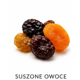 Suszone owoce